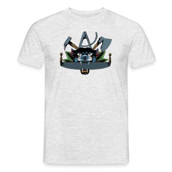 Zimmermann Guild Sign - Men's T-Shirt - heather grey - Front - AI Model Male 178 dark (178cm)