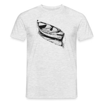 Boot - Männer T-Shirt - Grau meliert - Vorne - AI Model Male 178 dark (178cm)