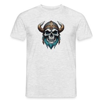 Viking / Thor / Odin / Nordique / _Celtique - T-shirt homme - gris chiné - Devant - AI Model Male 178 dark (178cm)