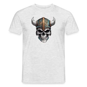 Wikinger / Thor / Odin / nordisch / keltisch - Männer T-Shirt - Grau meliert - Vorne - AI Model Male 178 dark (178cm)