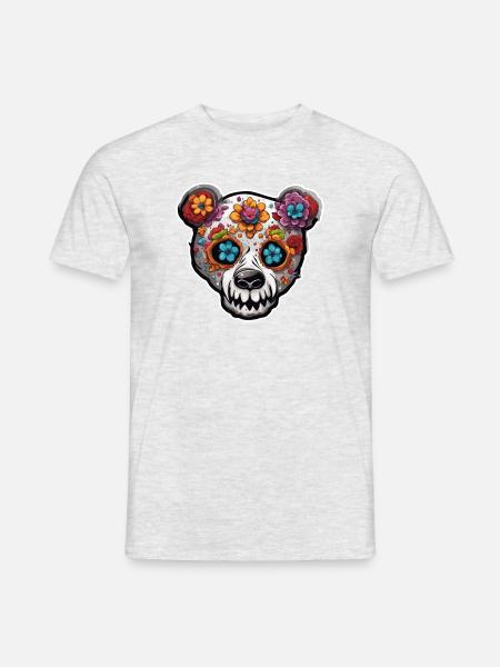 Teddybär / Kuscheltier / Stofftier / Geschenkidee - Männer T-Shirt - Grau meliert