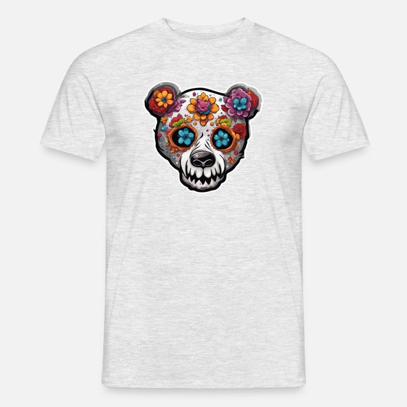 Teddybär / Kuscheltier / Stofftier / Geschenkidee - Männer T-Shirt - Grau meliert