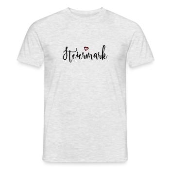 Steiermark Österreich - Männer T-Shirt - Grau meliert - Vorne - AI Model Male 178 dark (178cm)