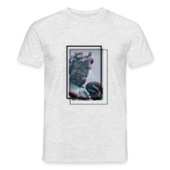 gott - Männer T-Shirt - Grau meliert - Vorne - AI Model Male 178 dark (178cm)