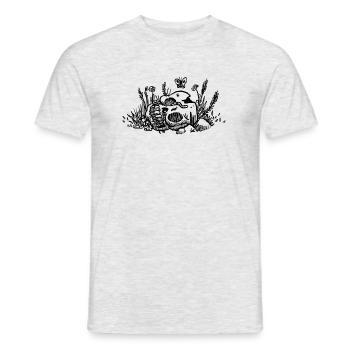 Circle of life - Men's T-Shirt - heather grey - Front - AI Model Male 178 dark (178cm)