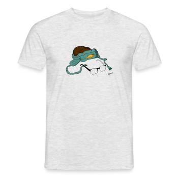 Bonette - T-shirt homme - gris chiné - Devant - AI Model Male 178 dark (178cm)
