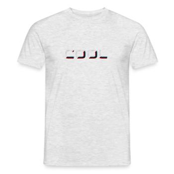 COOL - Men's T-Shirt - heather grey - Front - AI Model Male 178 dark (178cm)