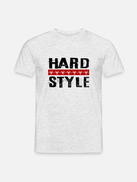 Hardstyle Rave - Männer T-Shirt - Grau meliert