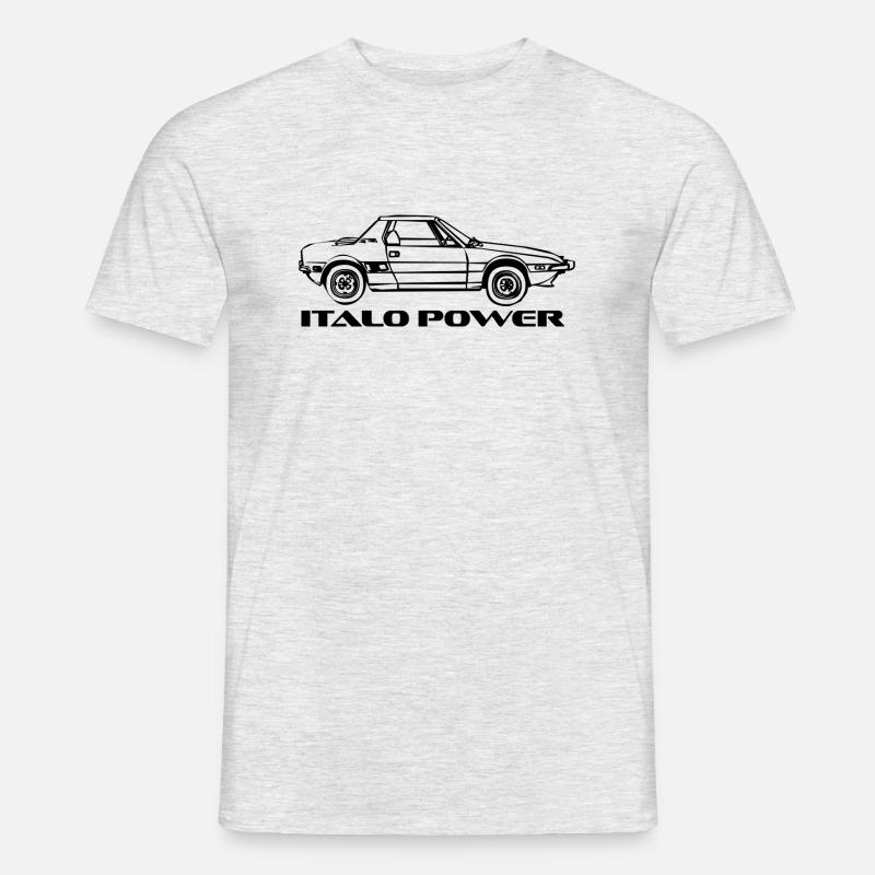 X1/9 Oldtimer Youngtimer Spider italy - Men’s T-shirt - heather grey