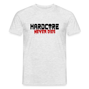 Techno Hardstyle Raver Rave - Männer T-Shirt - Grau meliert - Vorne - AI Model Male 178 dark (178cm)