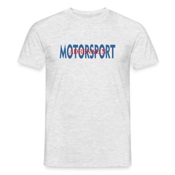 MOTORSPORT - Mænd T-shirt - grå meleret - Foran - AI Model Male 178 dark (178cm)