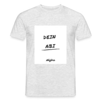 Abi - Männer T-Shirt - Grau meliert - Vorne - AI Model Male 178 dark (178cm)