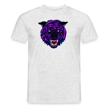 ColourCat - Männer T-Shirt - Grau meliert - Vorne - AI Model Male 178 dark (178cm)
