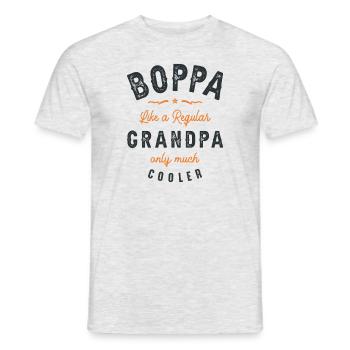 Boppa Like a Regular Grandpa Dad - Men's T-Shirt - heather grey - Front - AI Model Male 178 dark (178cm)