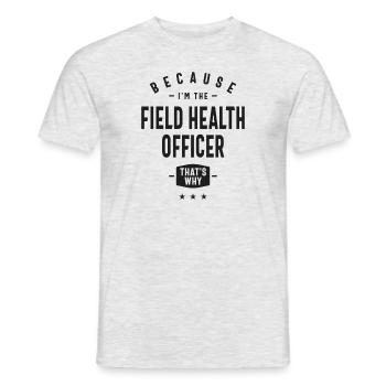 Field Health Officer - Men's T-Shirt - heather grey - Front - AI Model Male 178 dark (178cm)