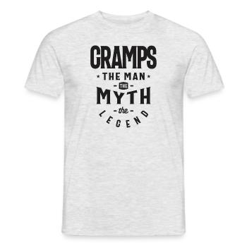Gramps The man The Myth The Legend - Grandpa - Men's T-Shirt - heather grey - Front - AI Model Male 178 dark (178cm)