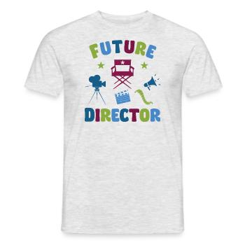 Future Director - Männer T-Shirt - Grau meliert - Vorne - AI Model Male 178 dark (178cm)