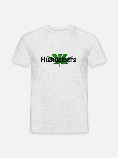 Highdelberg/ Heidelberg - Männer T-Shirt - Grau meliert