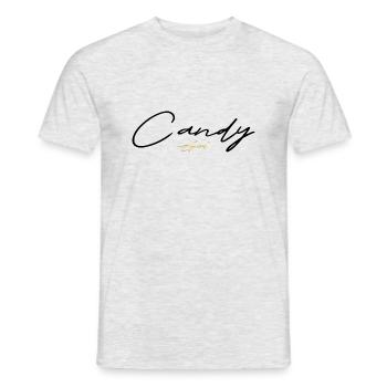 Candy Girl Geschenk Black - Männer T-Shirt - Grau meliert - Vorne - AI Model Male 178 dark (178cm)