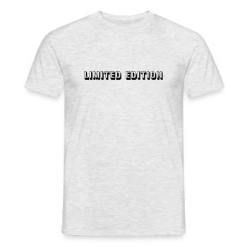 limited edition - Men's T-Shirt - heather grey - Front - AI Model Male 178 dark (178cm)