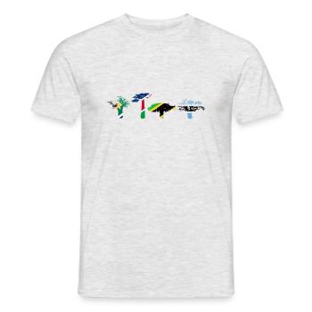 Baobabs of Africa - Männer T-Shirt - Grau meliert - Vorne - AI Model Male 178 dark (178cm)