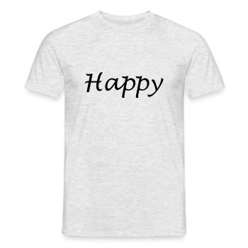 Content - T-shirt homme - gris chiné - Devant - AI Model Male 178 dark (178cm)