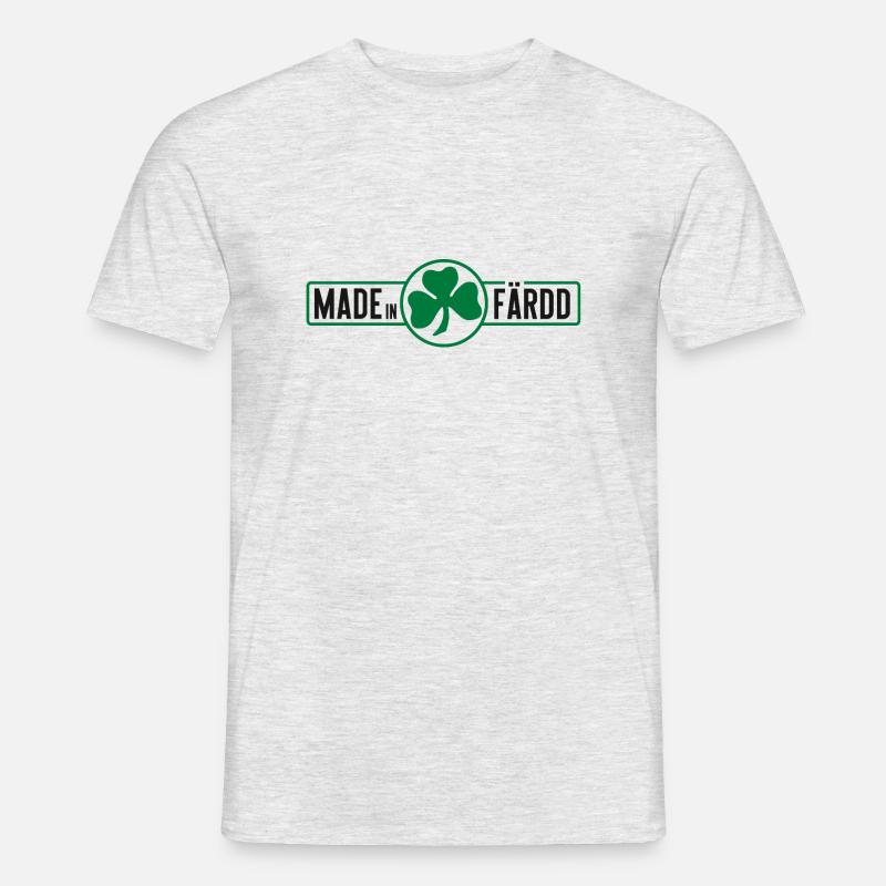 MADE IN FÄRDD - Männer T-Shirt - Grau meliert