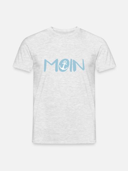 Moin sailor - Men's T-Shirt - heather grey