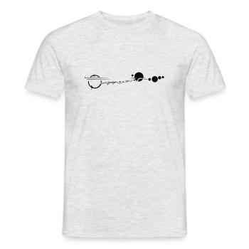 Tattoo lexa clark clexa 100 the - Männer T-Shirt - Grau meliert - Vorne - AI Model Male 178 dark (178cm)