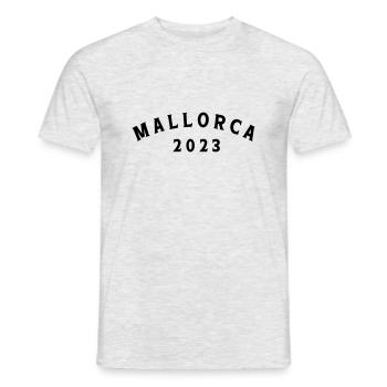 Mallorca 2023 - Men's T-Shirt - heather grey - Front - AI Model Male 178 dark (178cm)