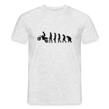 Motorcross Motorcycle Motorcycle Fan Motorcyclist - Men's T-Shirt - heather grey - Front - AI Model Male 178 dark (178cm)