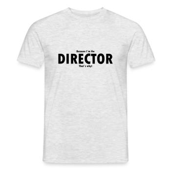 Je suis le directeur de la maison. - T-shirt homme - gris chiné - Devant - AI Model Male 178 dark (178cm)