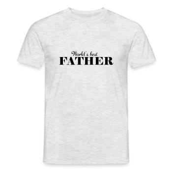 le meilleur père du monde - T-shirt homme - gris chiné - Devant - AI Model Male 178 dark (178cm)