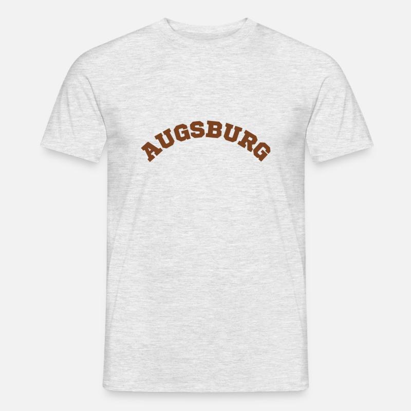 Augsburg - Männer T-Shirt - Grau meliert