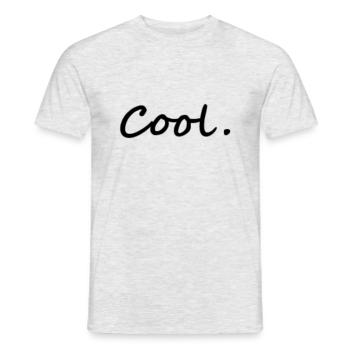 Cool - Männer T-Shirt - Grau meliert - Vorne - AI Model Male 178 dark (178cm)