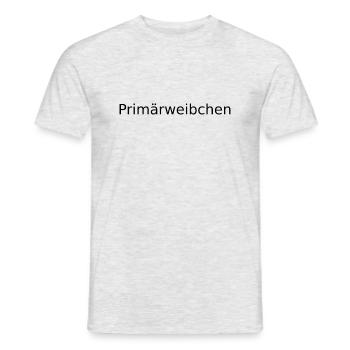 Primärweibchen - Männer T-Shirt - Grau meliert - Vorne - AI Model Male 178 dark (178cm)