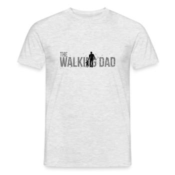The Walking Dad - Father and daughter - Männer T-Shirt - Grau meliert - Vorne - AI Model Male 178 dark (178cm)