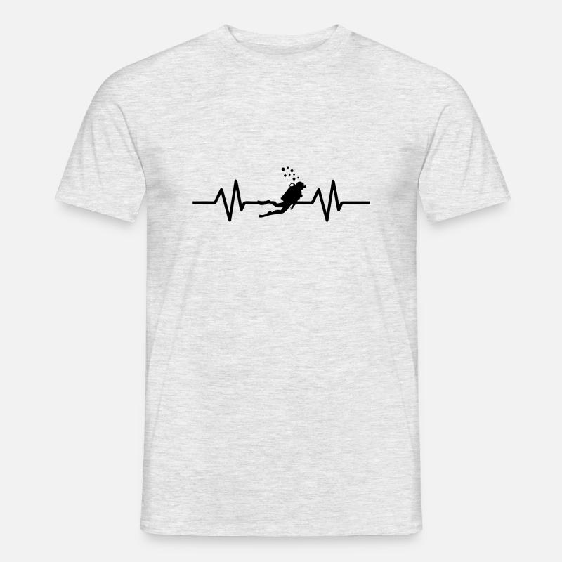 Diving Dive Dive - Men's T-shirt - heather grey