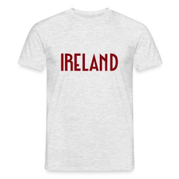 Ireland - Men's T-Shirt - heather grey - Front - AI Model Male 178 dark (178cm)