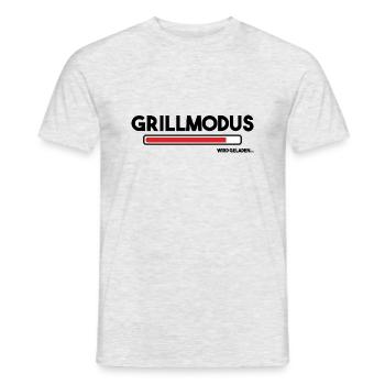 Grillmodus wird geladen - Männer T-Shirt - Grau meliert - Vorne - AI Model Male 178 dark (178cm)