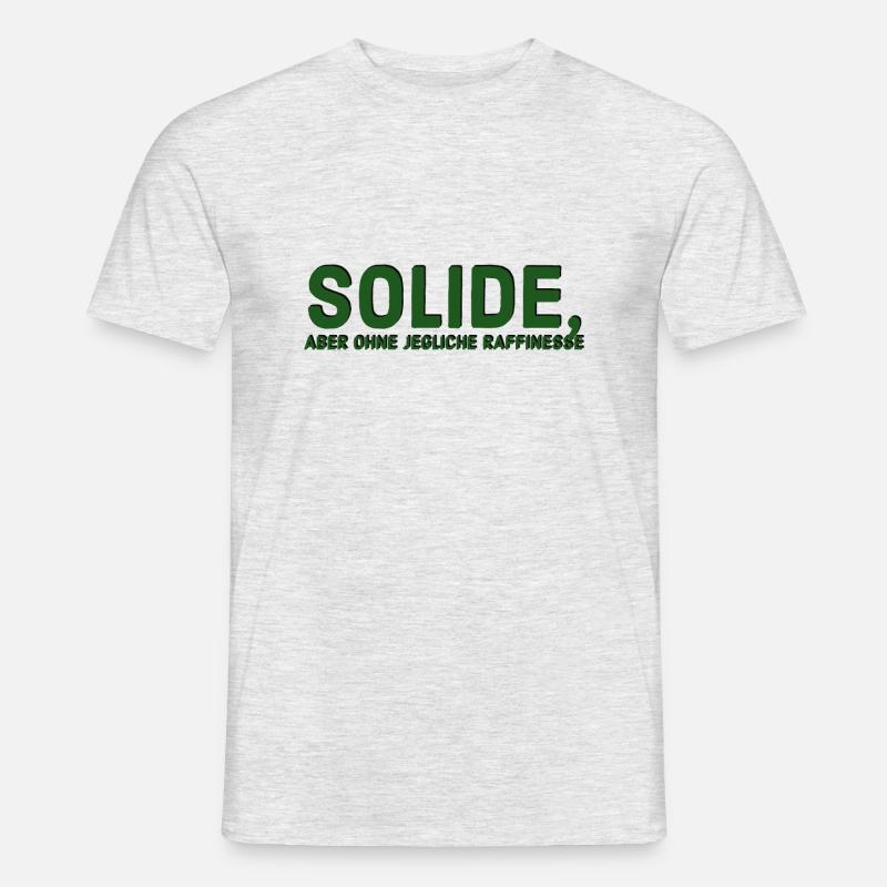 Solid but devoid of any sophistication - Men’s T-shirt - heather grey