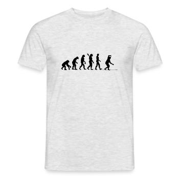 Slackline Gift Slackliner Tricklining - Men's T-Shirt - heather grey - Front - AI Model Male 178 dark (178cm)