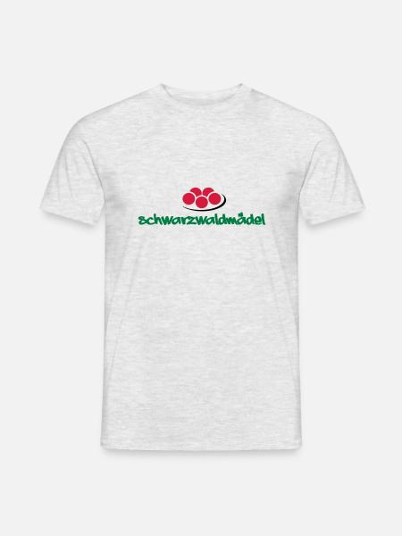 Schwarzwald-Mädel - Männer T-Shirt - Grau meliert