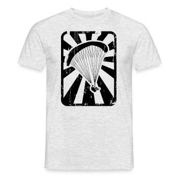 Paraglider - Men's T-Shirt - heather grey - Front - AI Model Male 178 dark (178cm)