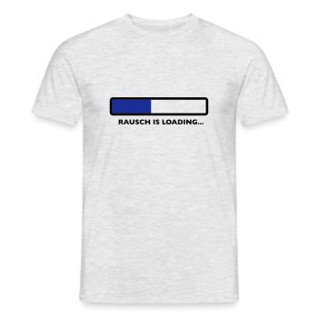 rausch - Men's T-Shirt - heather grey - Front - AI Model Male 178 dark (178cm)