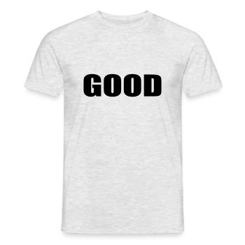 Good - Männer T-Shirt - Grau meliert - Vorne - AI Model Male 178 dark (178cm)