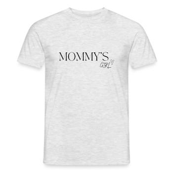 MOMMY'S GIRL - Männer T-Shirt - Grau meliert - Vorne - AI Model Male 178 dark (178cm)