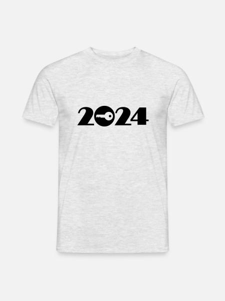 Builder 2024, locksmith 2024 - Men's T-Shirt - heather grey