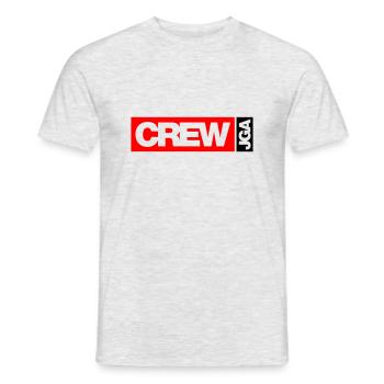 Bachelor Party Crew - Emblem - Men's T-Shirt - heather grey - Front - AI Model Male 178 dark (178cm)