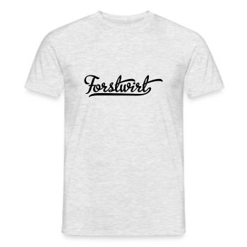 Forstwirt - Männer T-Shirt - Grau meliert - Vorne - AI Model Male 178 dark (178cm)
